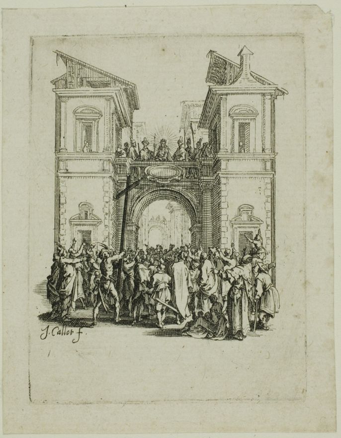 The Presentation to the People, from The Small Passion by Jacques Callot