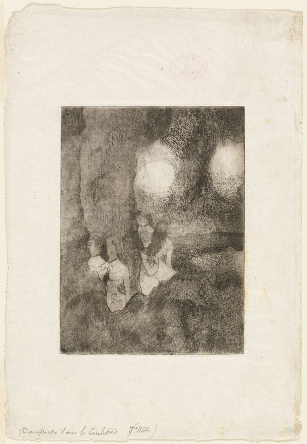 Dancers in the Wings by Edgar Degas