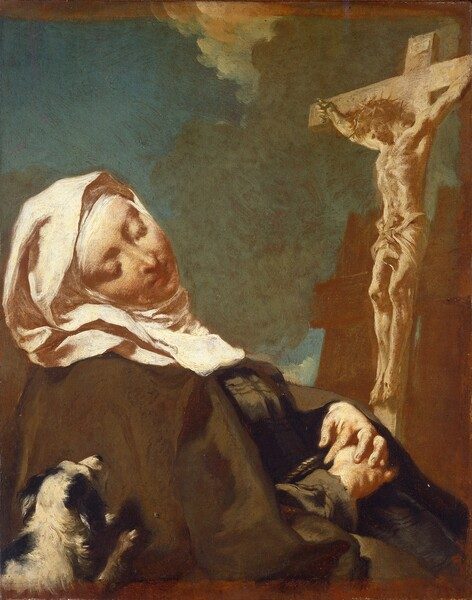 Saint Margaret of Cortona by Giovanni Battista Piazzetta