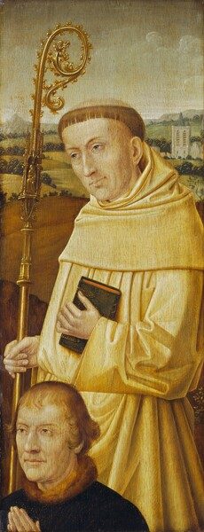 Saint Bernard with Donor [obverse] by Imitator of Flemish 15th Century