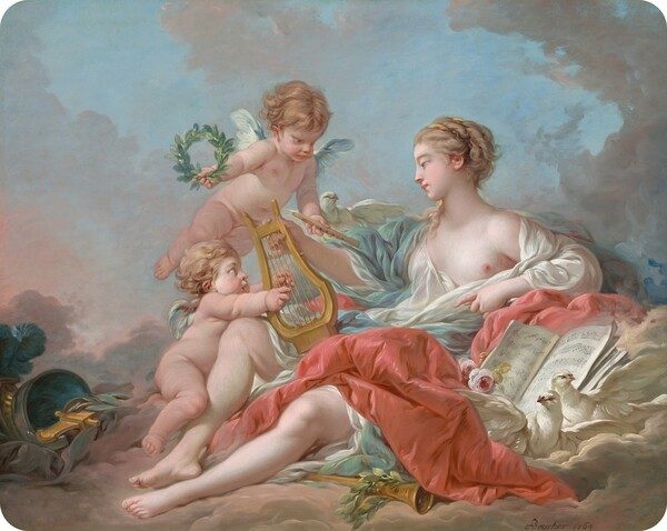 Allegory of Music by François Boucher