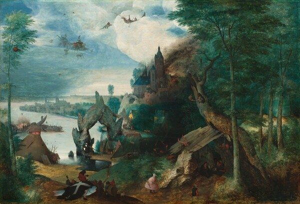 The Temptation of Saint Anthony by Follower of Pieter Bruegel the Elder