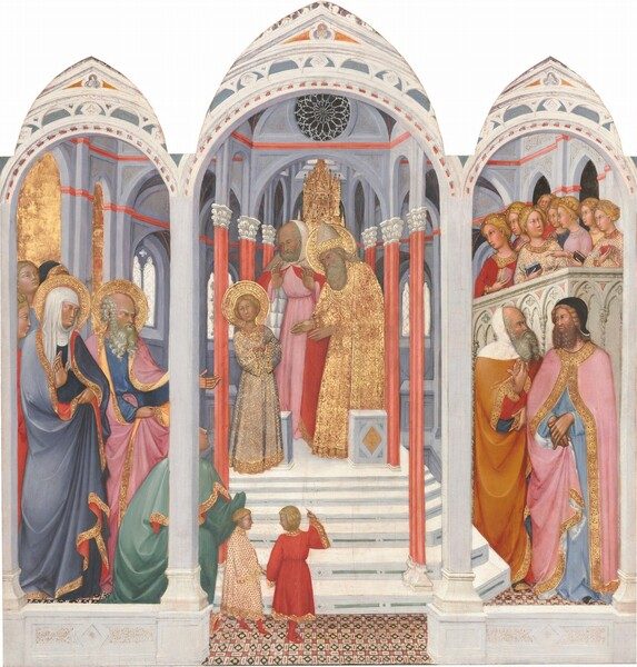 The Presentation of the Virgin in the Temple by Paolo di Giovanni Fei