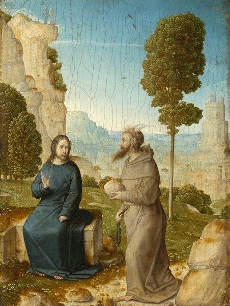 The Temptation of Christ by Juan de Flandes