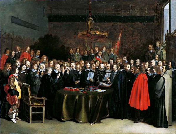 The Ratification of the Treaty of Münster (Copy) by Unknown artist