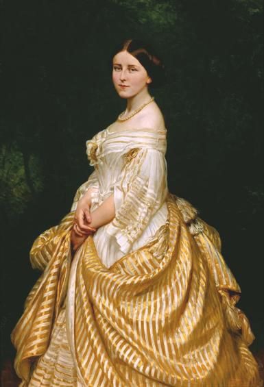Portrait of Stephanie of Hohenzollern-Sigmaringen (1837-1859) by Karl Ferdinand Sohn