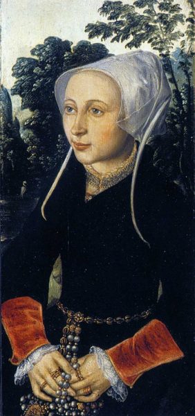 Portrait of Lydia Amelsdochter van Rijswijk, 1552 by Unknown artist