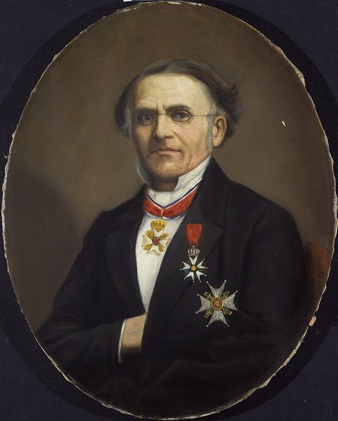 Portrait of Carl Wilhelm Boeck by Unknown artist