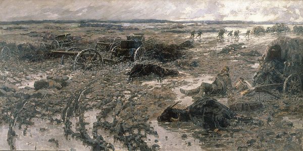 The Turkish Retreat at Lüleburgaz by Jaroslav Věšín
