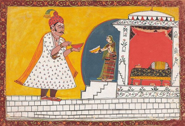 Ravana comes to Panchavati in the  disguise of a mendicant by Unknown artist
