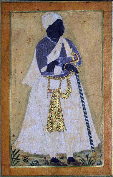 Portrait of a Habshi (Abyssinian official) by Unknown artist