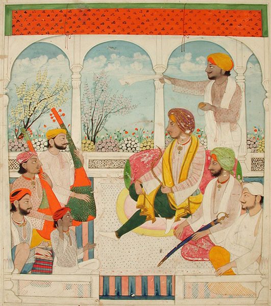 The music party of Mian Jai Singh by Unknown artist