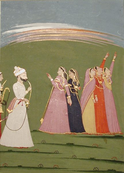 The sighting of the new moon by Unknown artist