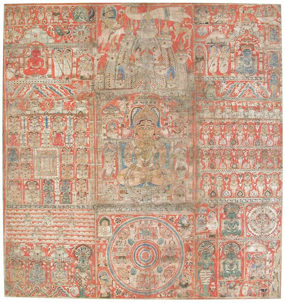 The Worlds of Gods and Saviours- Vividh Tirtha-patta by Unknown artist