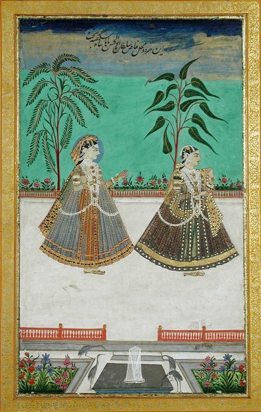 Two women from the harem of Tana Shah of Golconda by Unknown artist