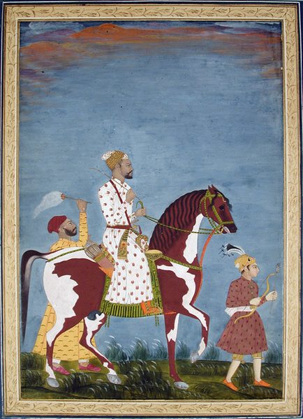 A Muslim nobleman on a dappled stallion by Unknown artist