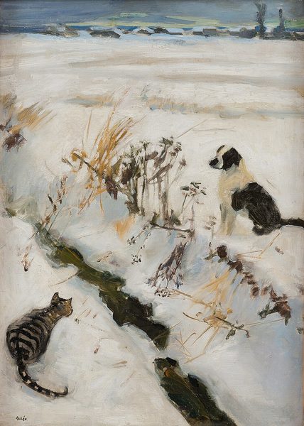 Cat and Dog by Akseli Gallen-Kallela