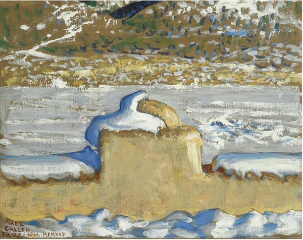 Taos, New Mexico Under Snow by Akseli Gallen-Kallela