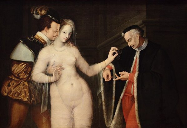 La Femme entre les deux âges by Hans Holbein the Younger