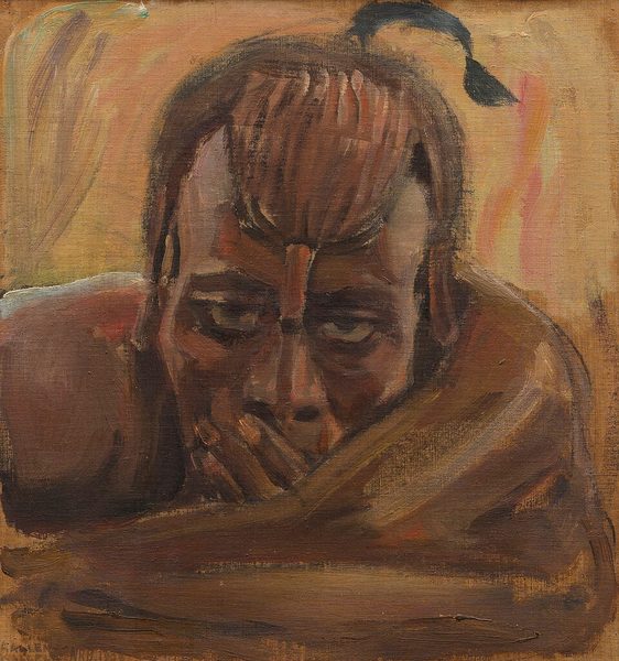 A Watching Maasai by Akseli Gallen-Kallela