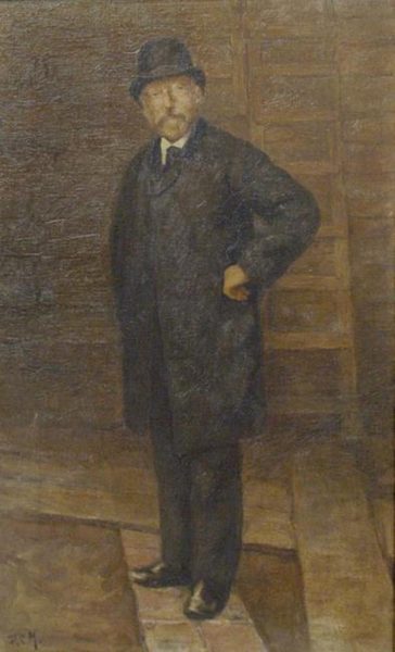 Portrait of Egbert Kuipers (1828-1892) by Piet Mondrian
