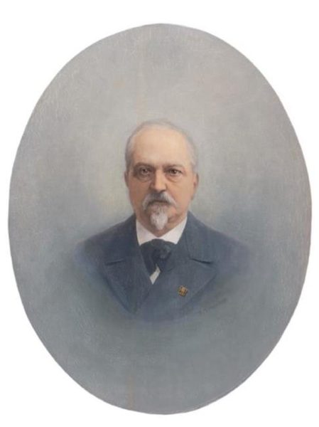Portrait of Carolus Marinus Johannes Willem van Rijnen (1832-1903) by Piet Mondrian