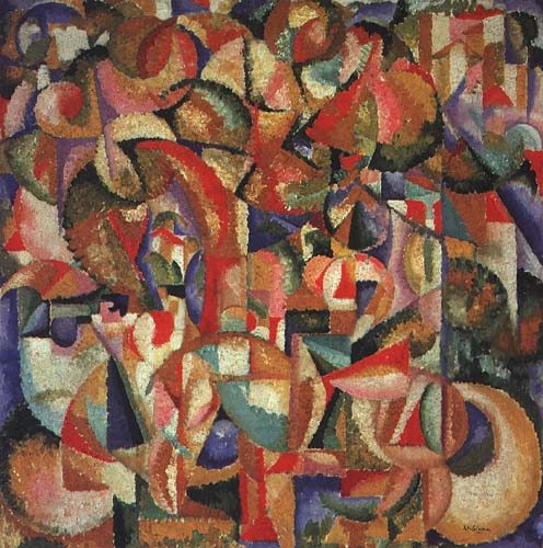 The knights by Amadeo de Souza Cardoso