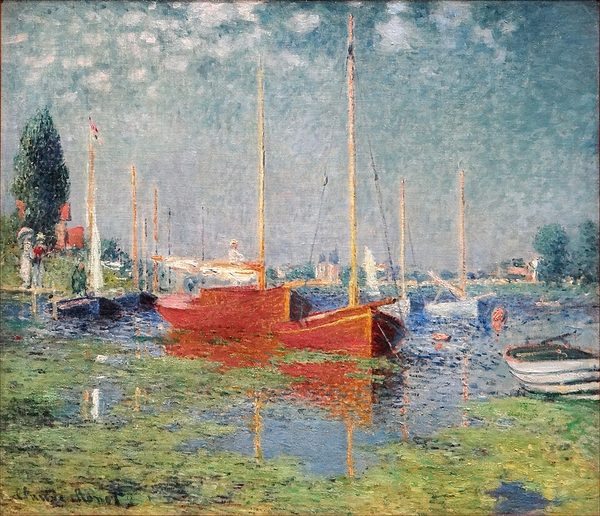 Red Boats at Argenteuil by Claude Monet