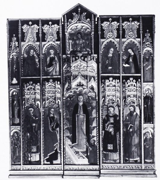Saint Thomas Receives the Virgin's Girdle by Unknown artist