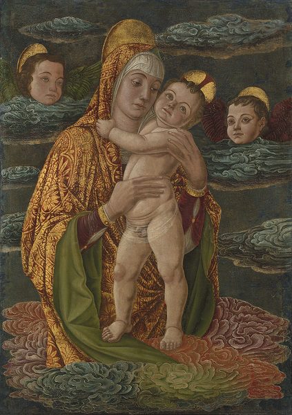 The Virgin and Child in the Clouds by Unknown artist