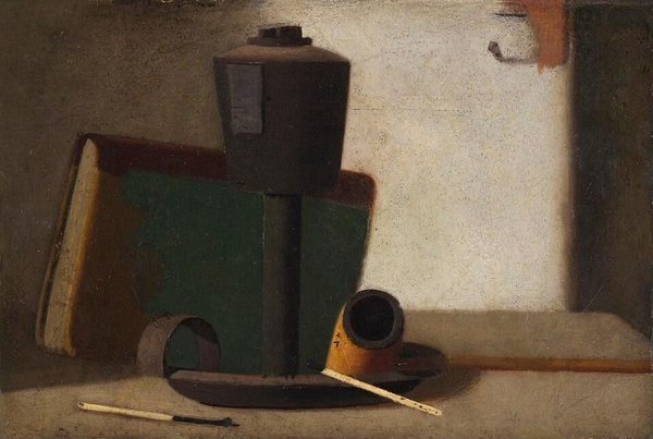 Green Book and Lard Lamp by John F. Peto