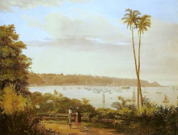 View of Bahia from the path to Monte Serrat by Louis Buvelot