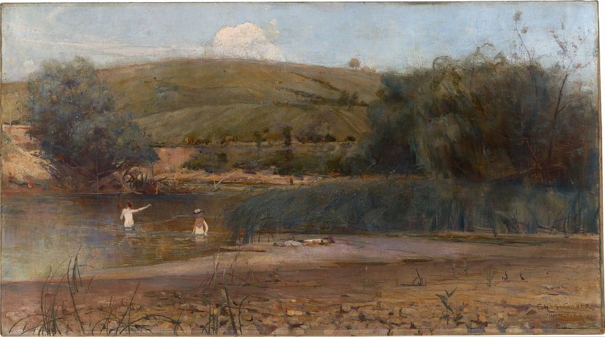 The Yarra, Heidelberg by Charles Conder