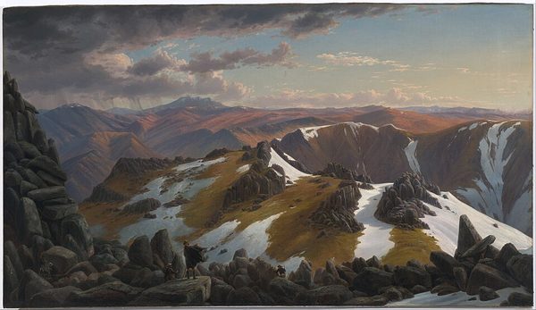 North-east view from the northern top of Mount Kosciusko by Eugene von Guerard
