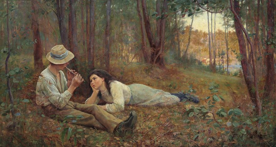 Bush Idyll by Frederick McCubbin