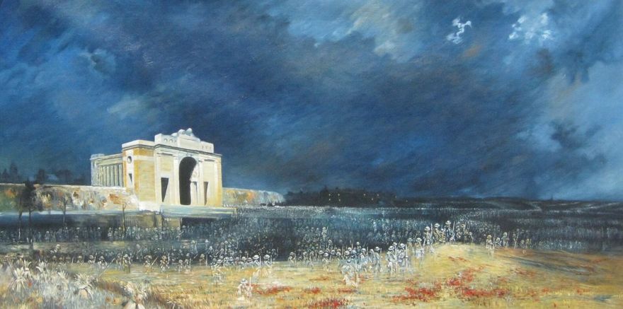 Menin Gate at Midnight by Will Longstaff